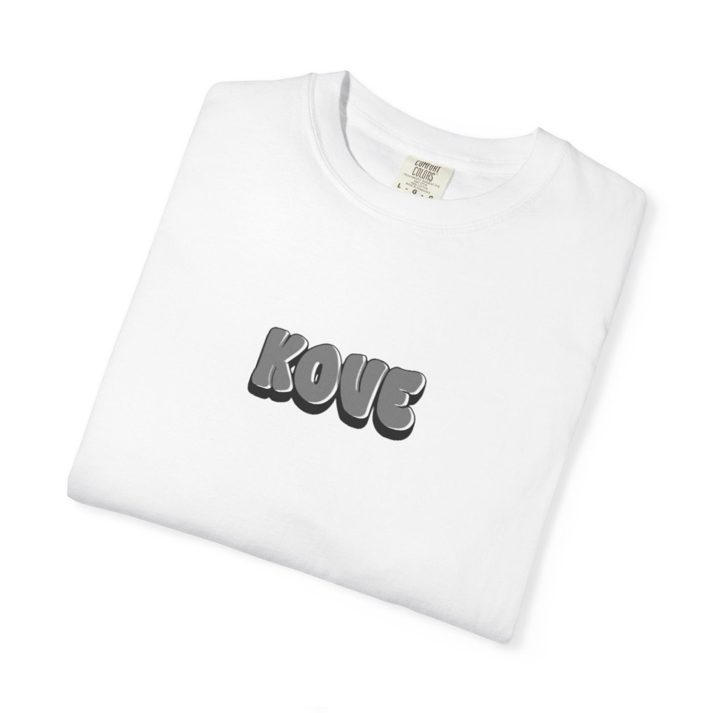 KOVE Logo T-Shirt | Minimalist Streetwear, Black Graphic Tee