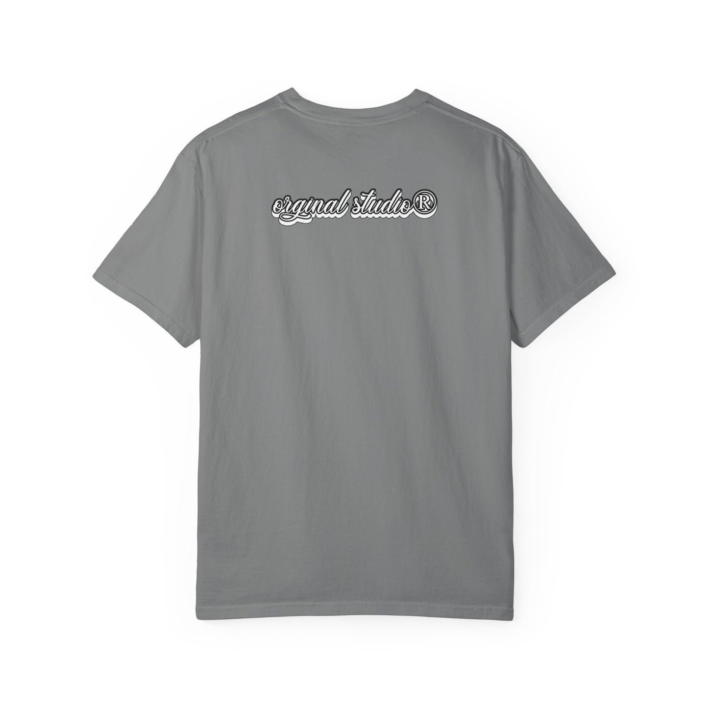 Vintage Script T-Shirt — "Original Studios" Logo Tee