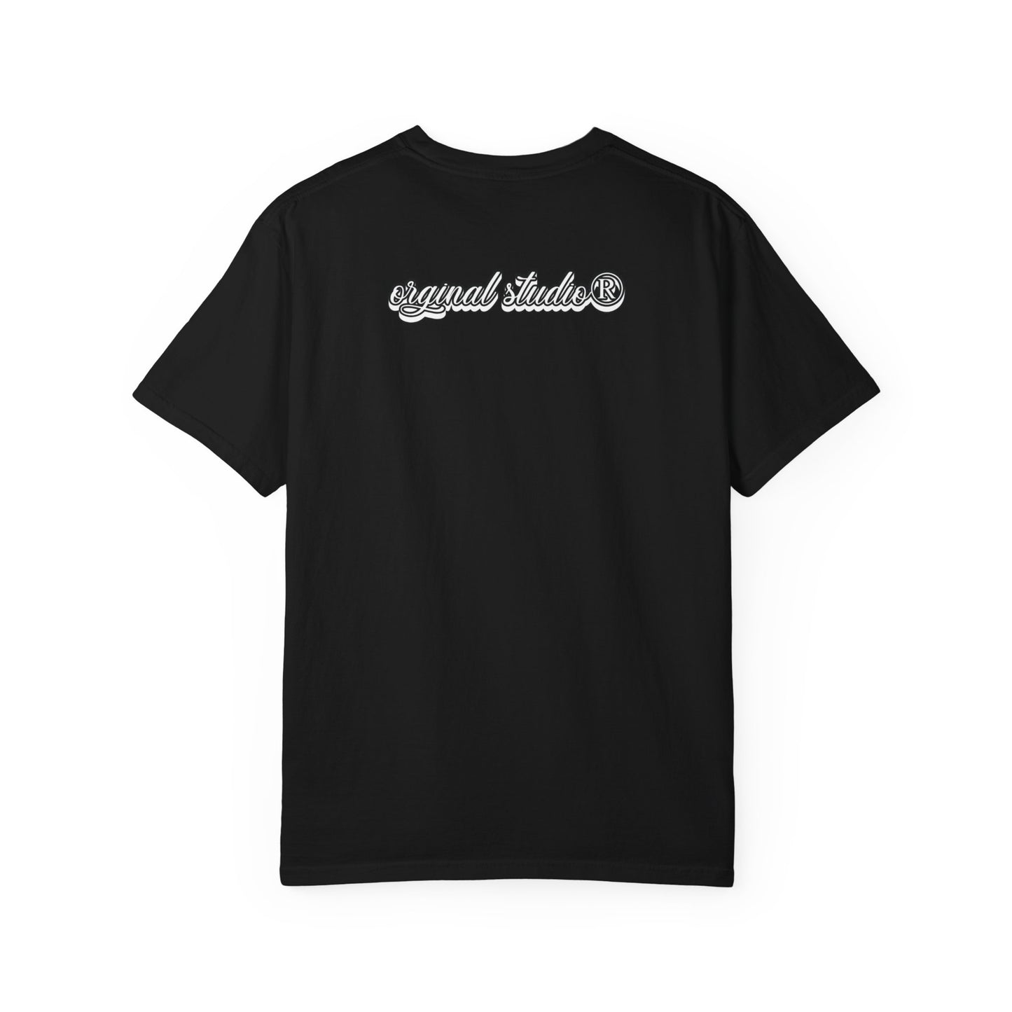 Vintage Script T-Shirt — "Original Studios" Logo Tee
