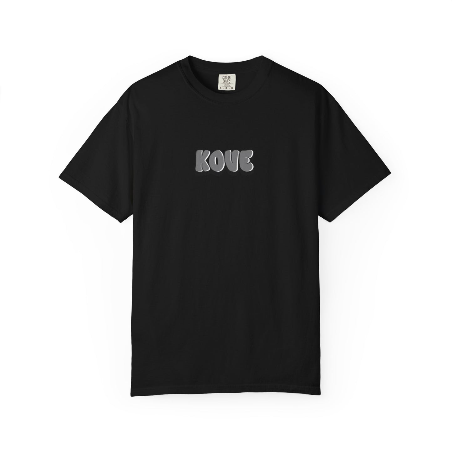 KOVE Logo T-Shirt | Minimalist Streetwear, Black Graphic Tee