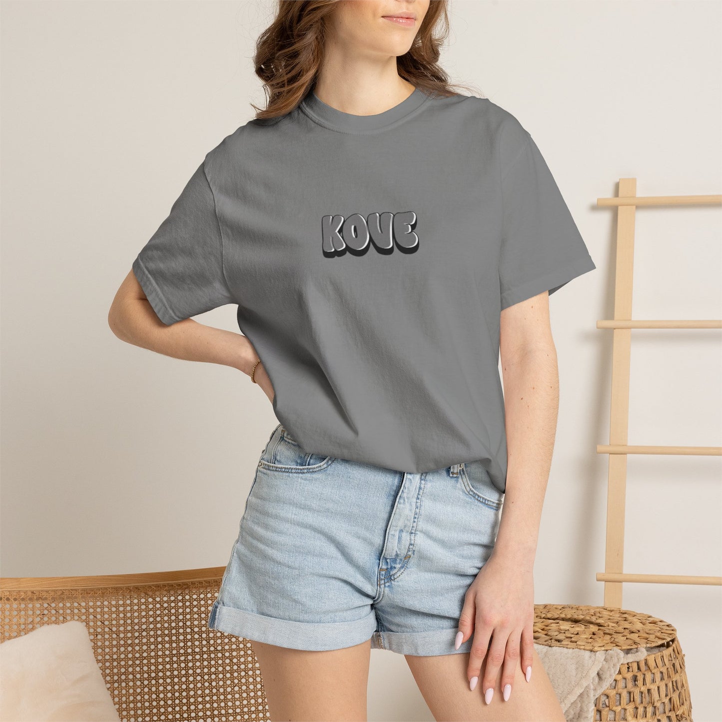 KOVE Logo T-Shirt | Minimalist Streetwear, Black Graphic Tee