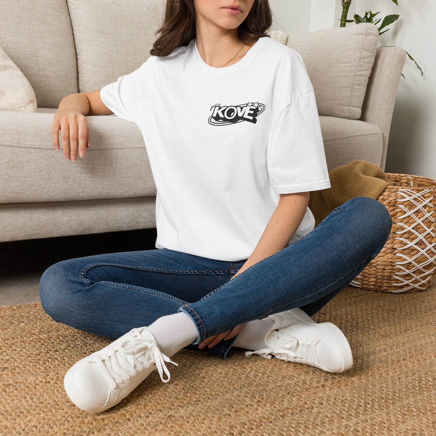 Kove Logo Surf Wave T-Shirt | Minimal Retro Badge Tee