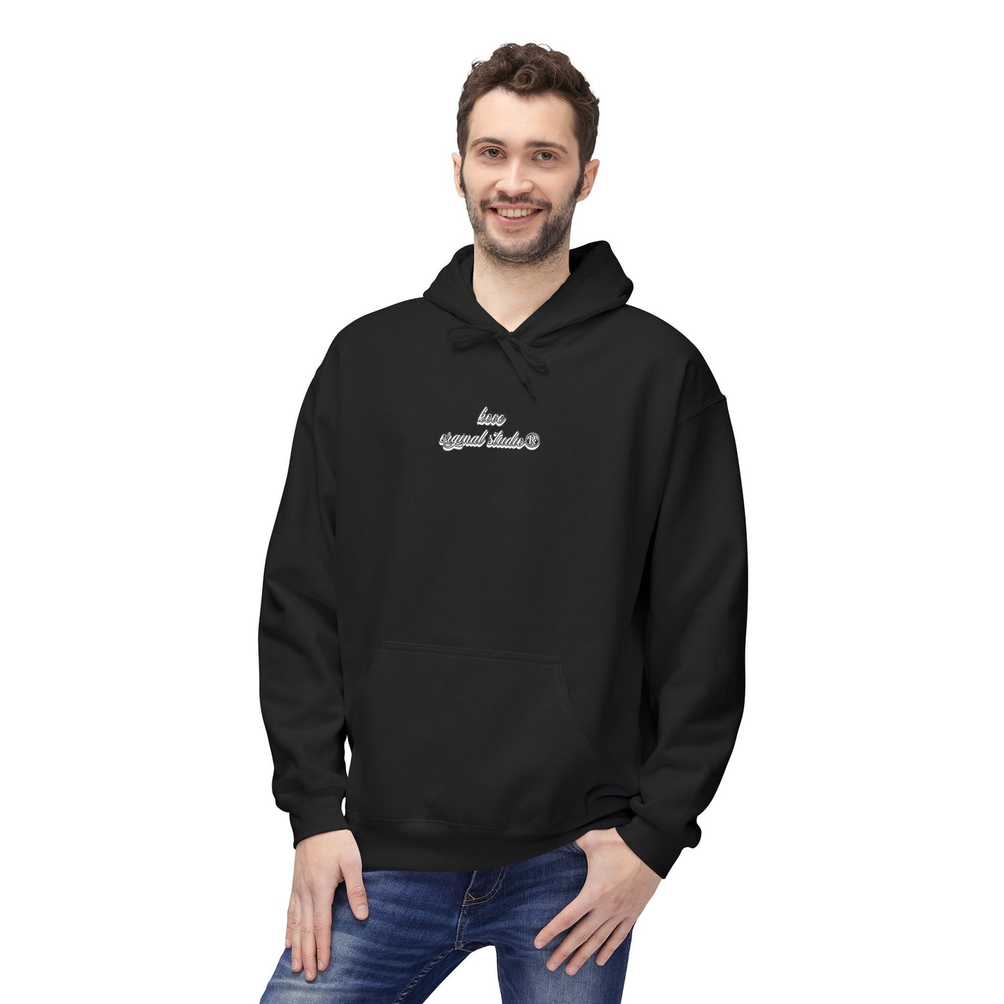 Minimalist 'Orginal studio' Hoodie — Cozy Inspirational Pullover